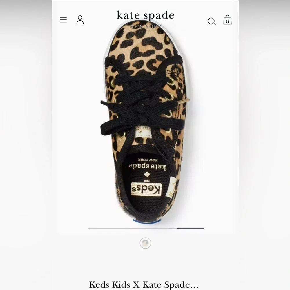 Keds Kids X Kate Spade New York Champion Leopard Toddler Sneakers